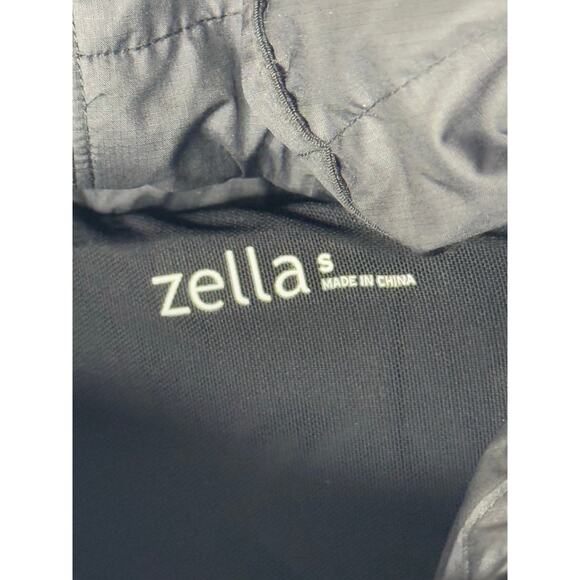 Zella Women's Righteous Black Athletic Hooded Rain Jacket Cape Coat Size S - Picture 3 of 7